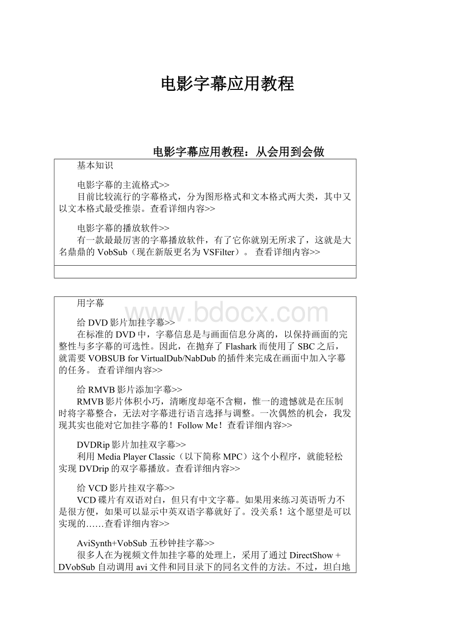 电影字幕应用教程.docx_第1页