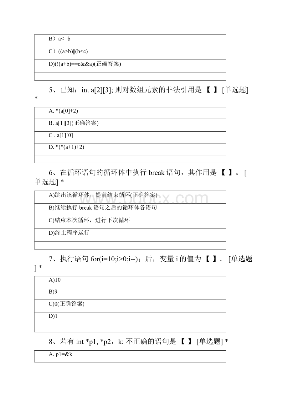 辽宁专升本c语言真题及答案解析答案.docx_第2页