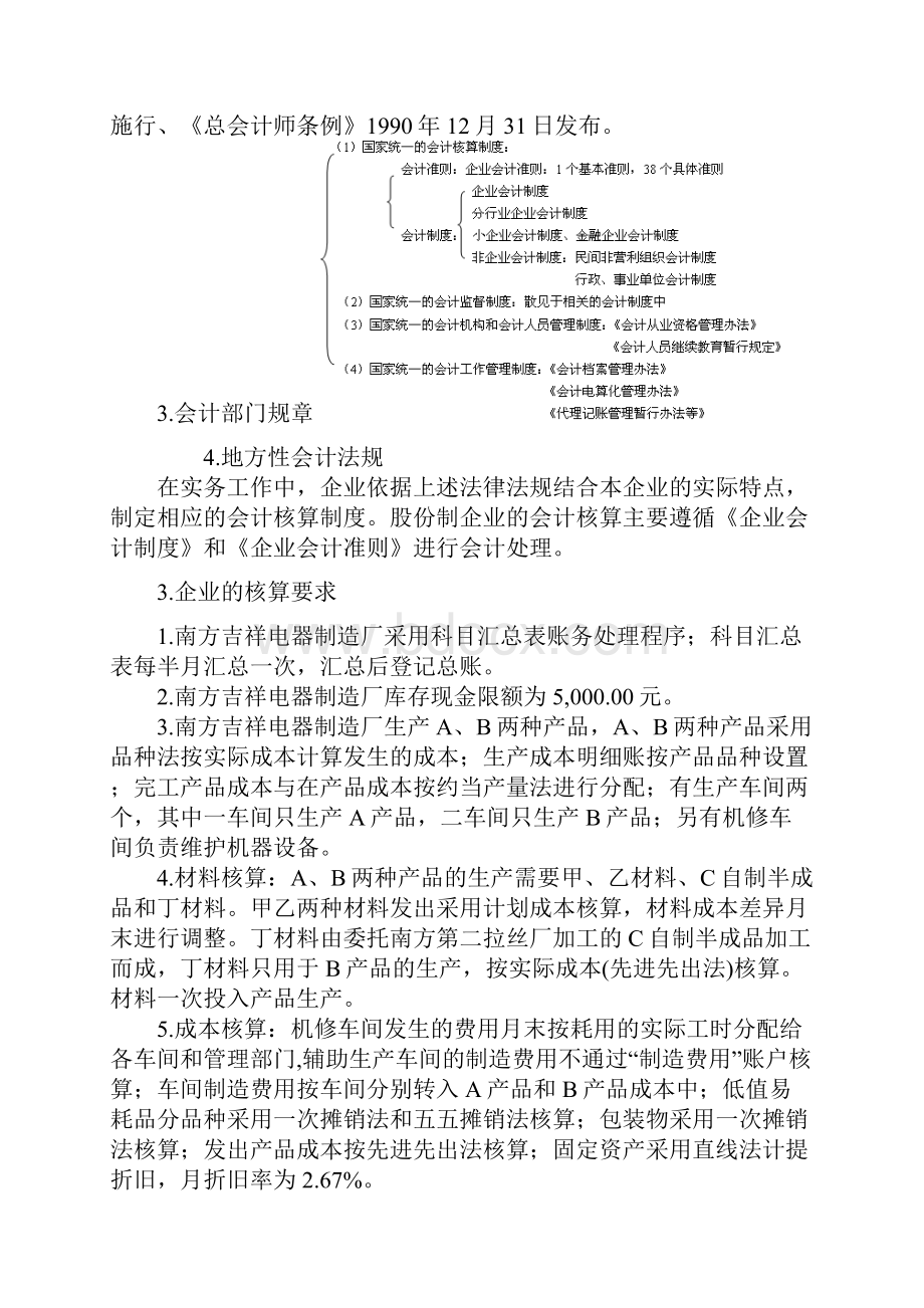 新编会计综合实训题目兼会计分录答案解析.docx_第3页