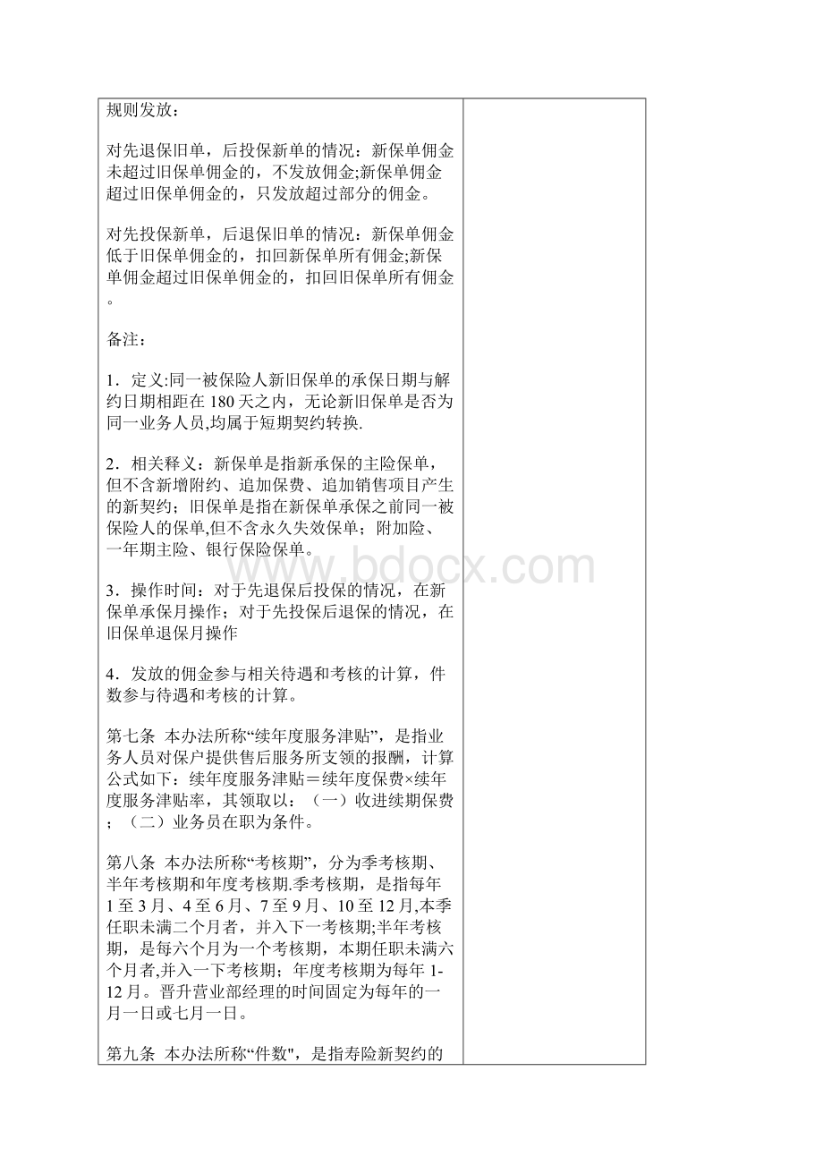 个人寿险业务人员基本管理办法平安.docx_第3页