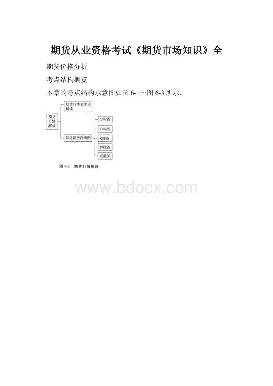 期货从业资格考试《期货市场知识》全Word格式文档下载.docx