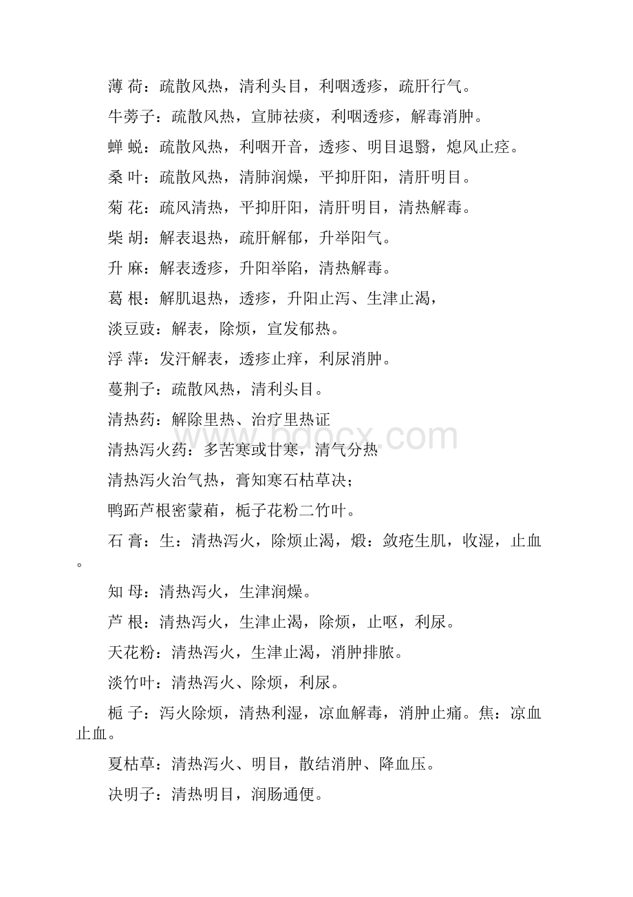 中药学笔记精华精简版Word文档下载推荐.docx_第2页