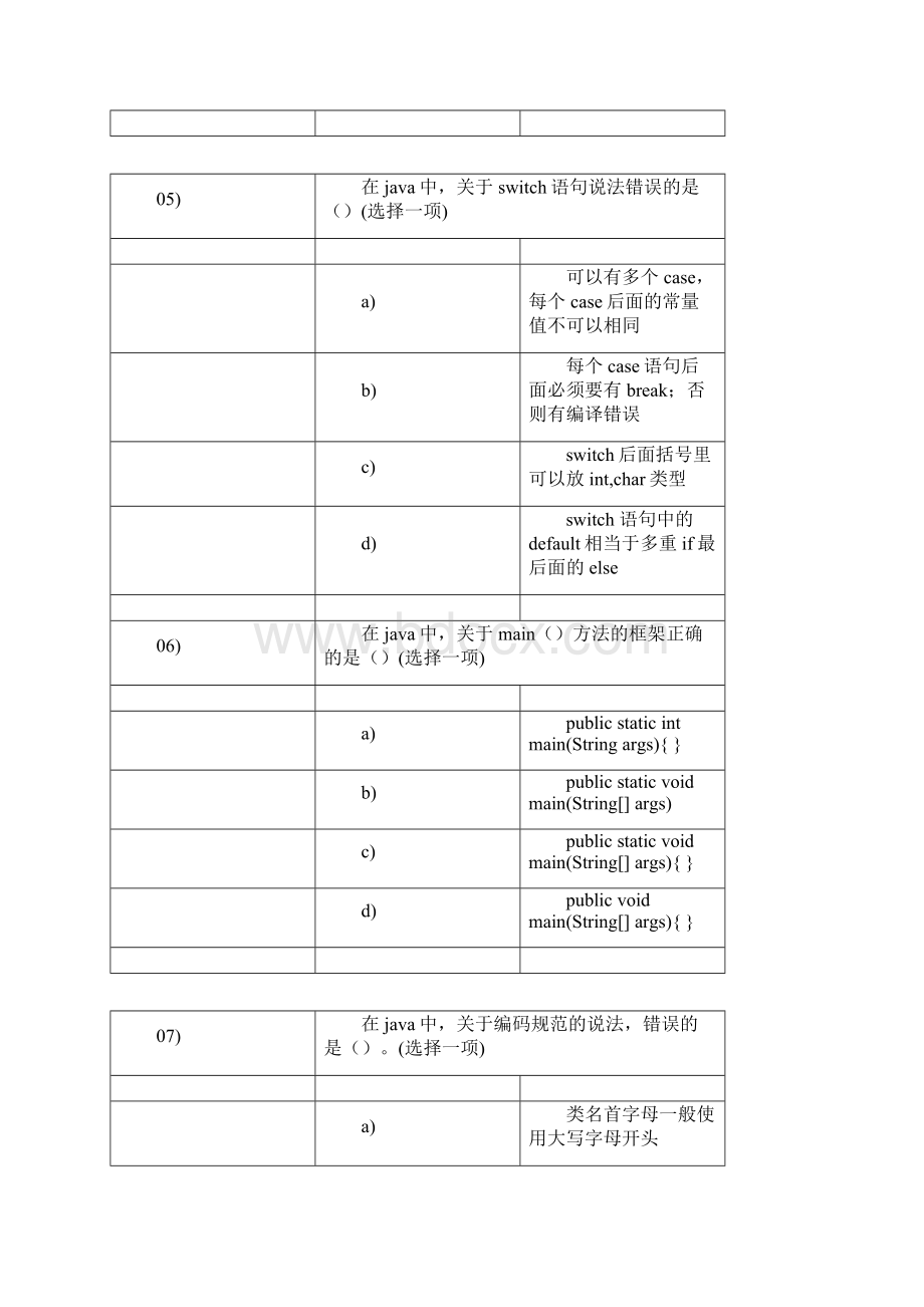 Java基础习题Word文档格式.docx_第3页