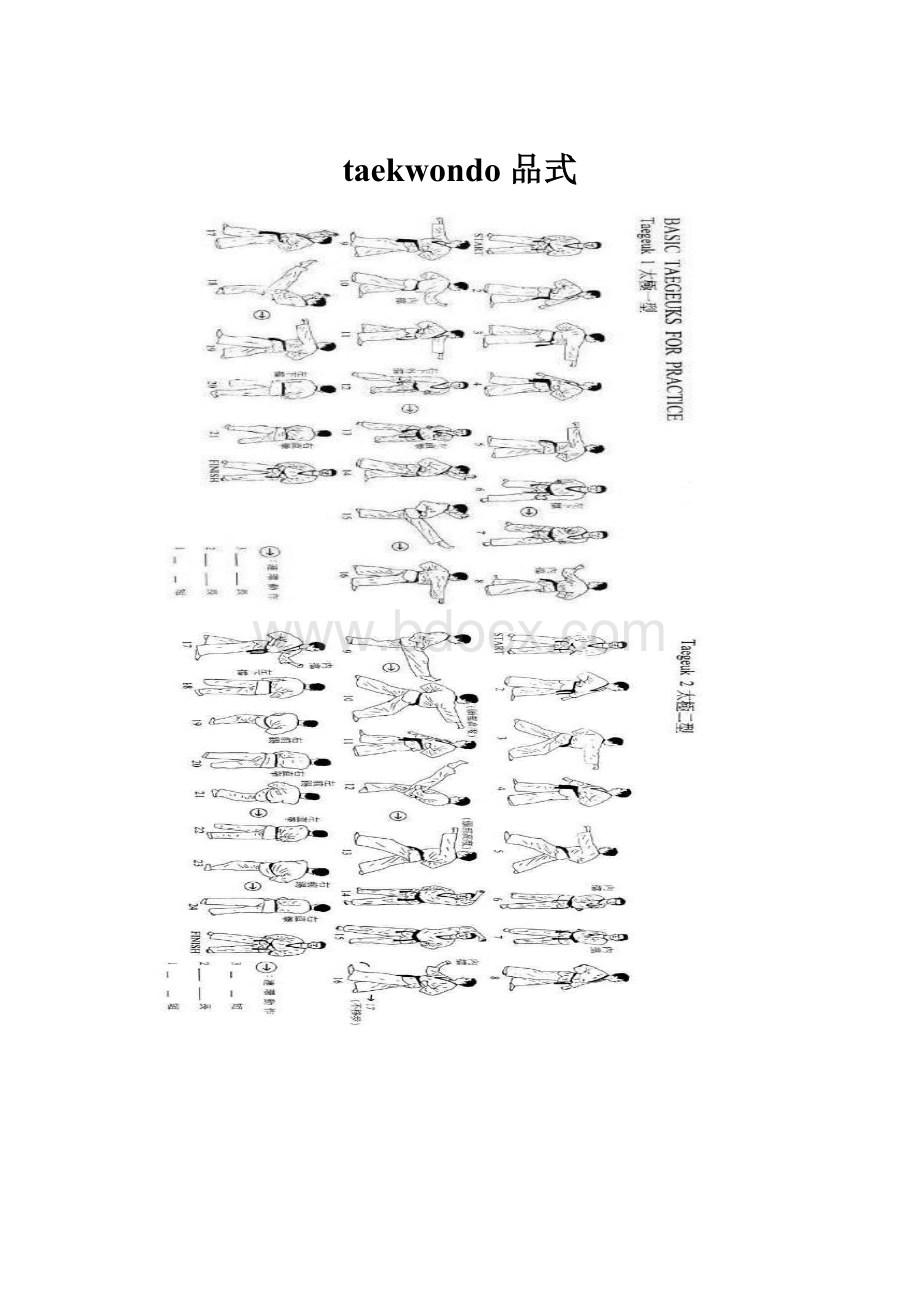 taekwondo 品式Word格式文档下载.docx