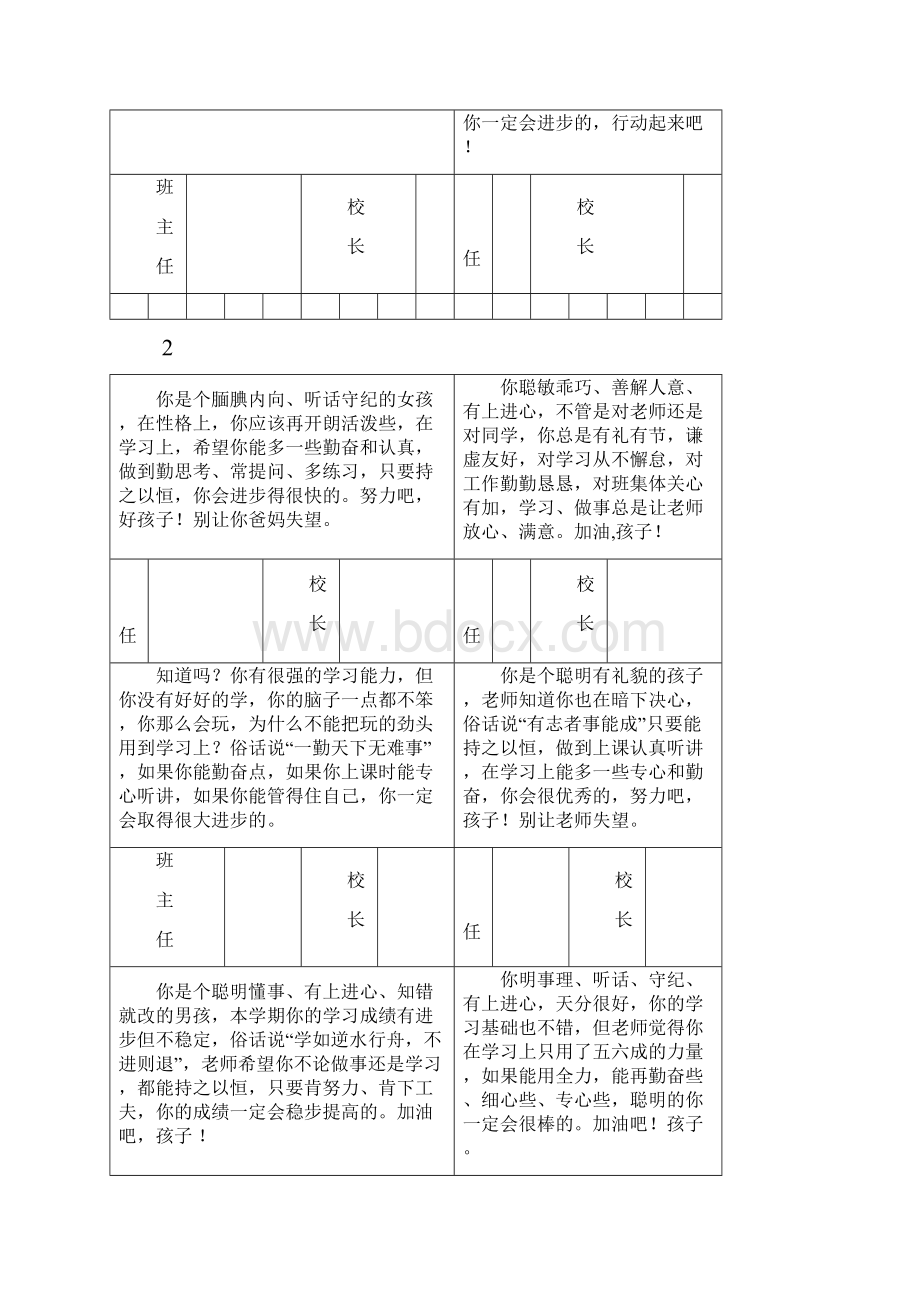 学生报告手册评语.docx_第3页