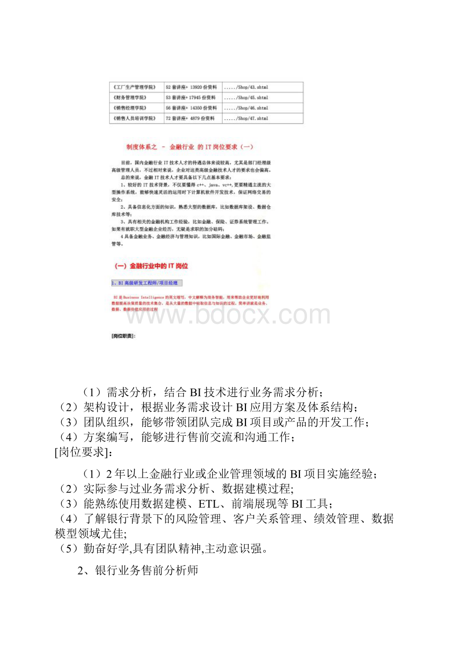 试谈金融行业中的IT岗位doc 17页Word文档下载推荐.docx_第2页