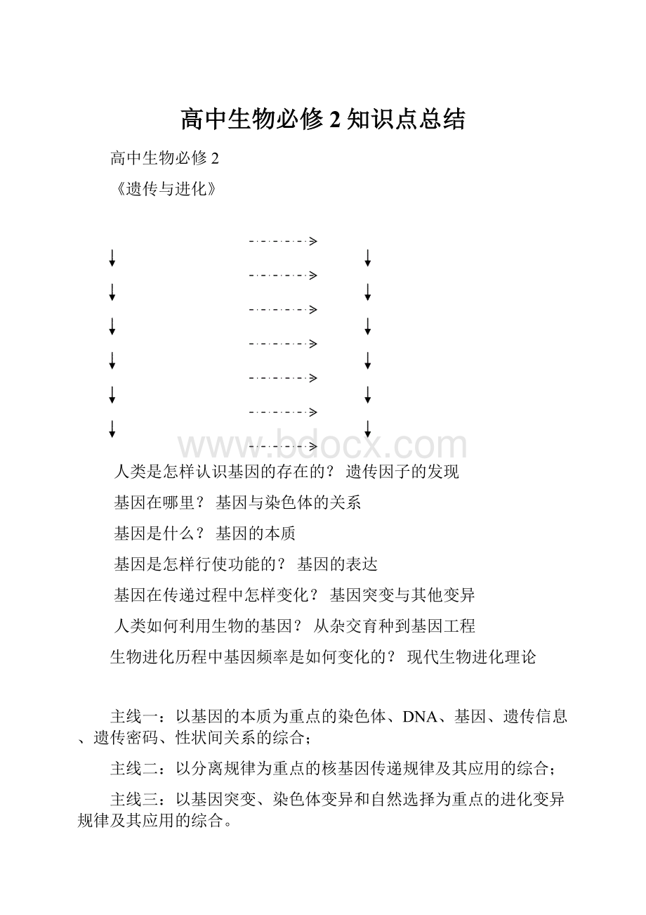 高中生物必修2知识点总结.docx_第1页