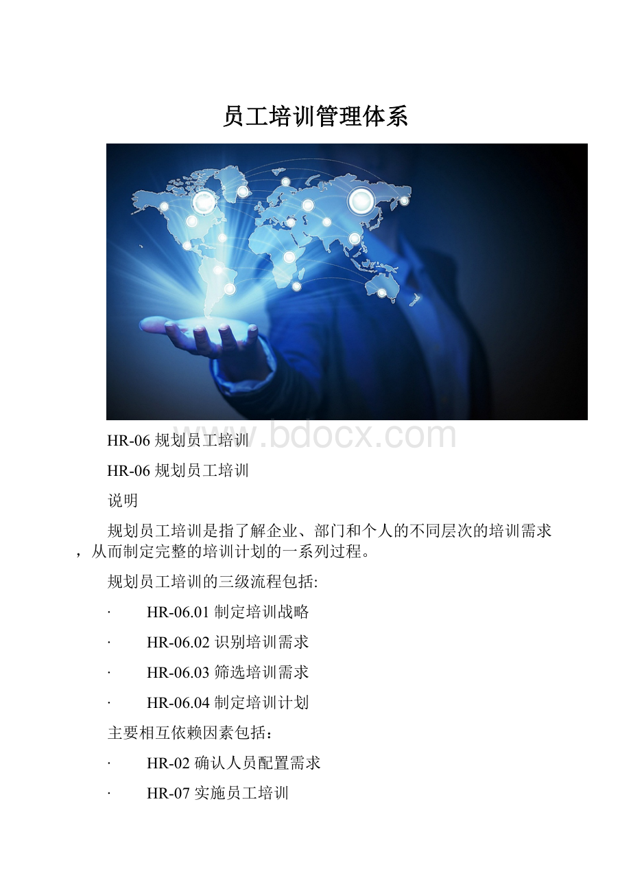 员工培训管理体系.docx_第1页