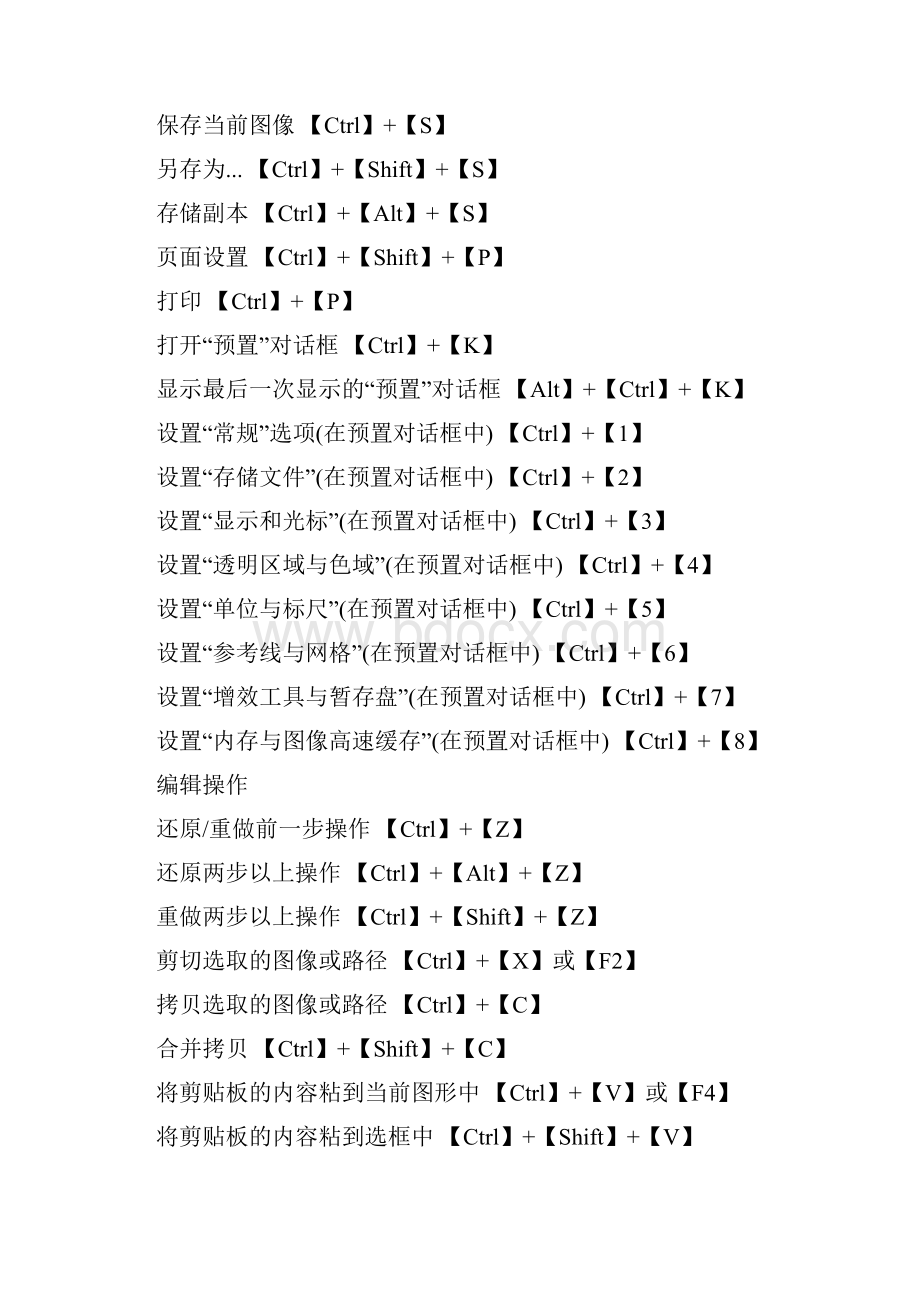 photoshop快捷键命令大全文档格式.docx_第3页