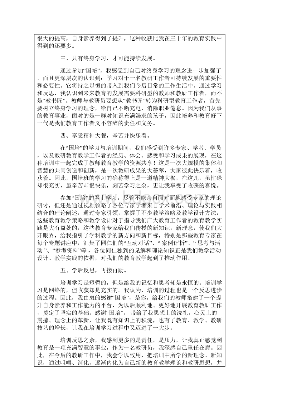 教师国培培训个人总结多篇.docx_第2页