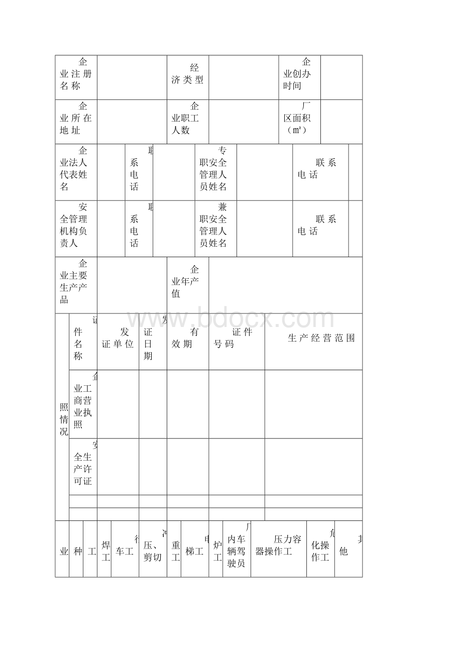 企业标准化安全生产管理台账.docx_第2页