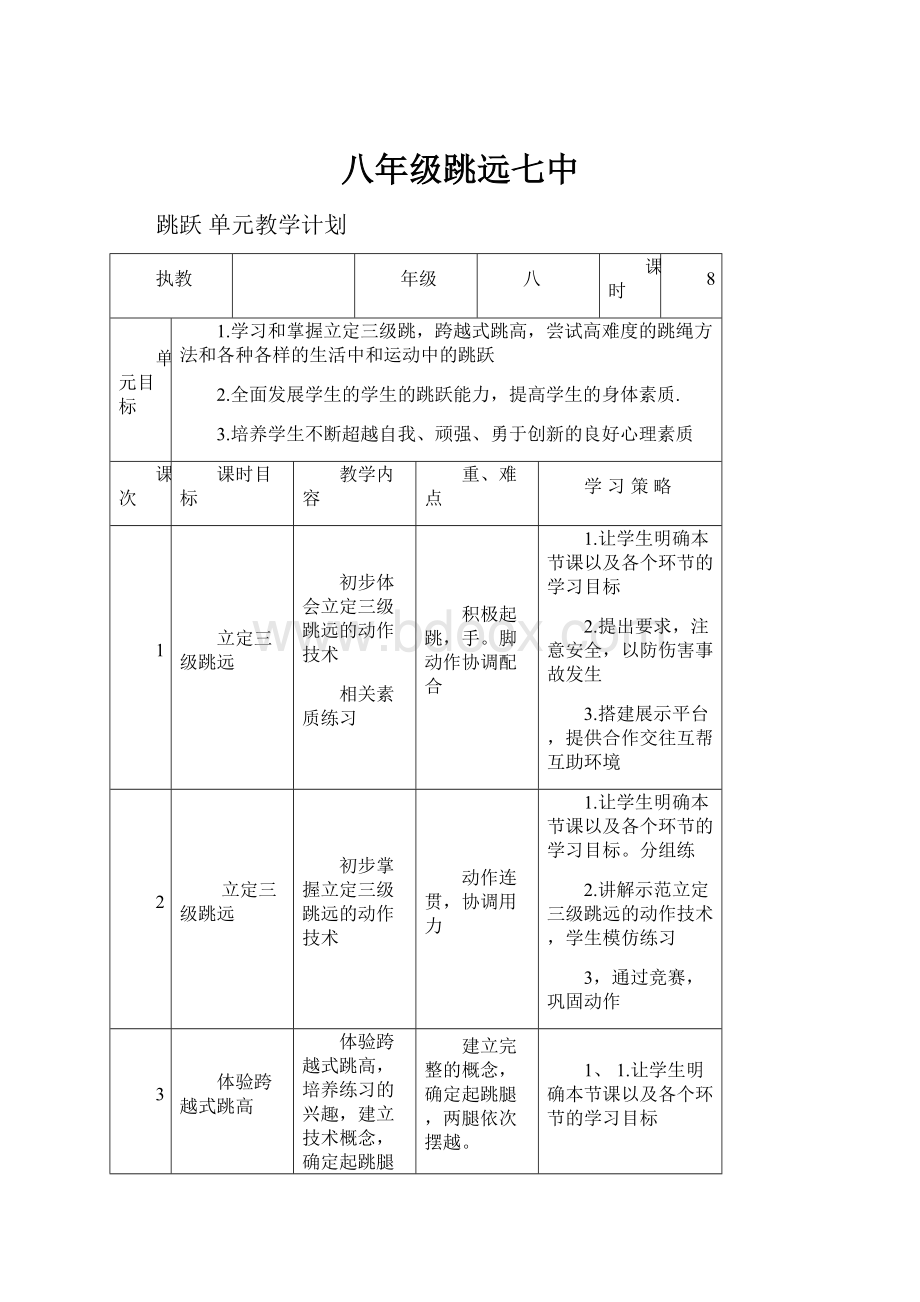 八年级跳远七中Word文档下载推荐.docx