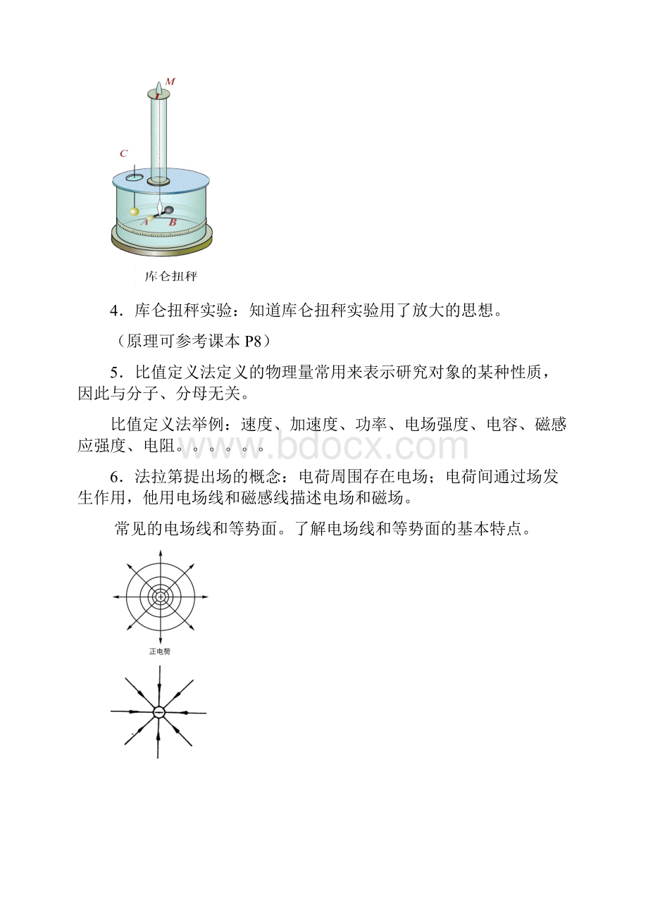 丰台二中高三物理考前回归课本之选修31.docx_第3页