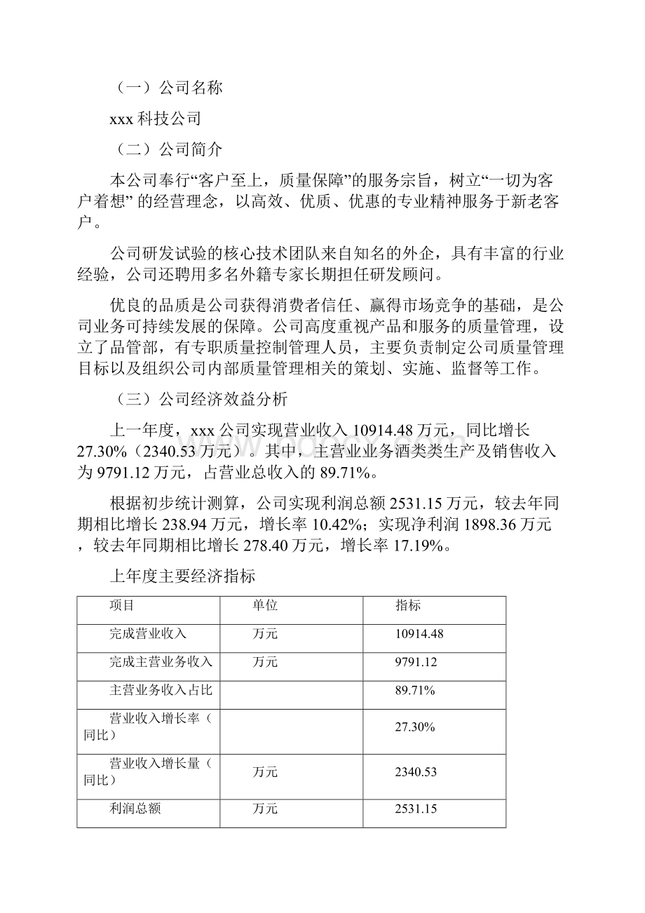 酒类类项目可行性研究报告文档格式.docx_第2页