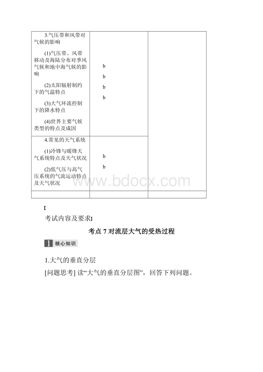 届高考地理二轮复习浙江专用专题强化考点训练专题3 大气环境 7.docx_第2页