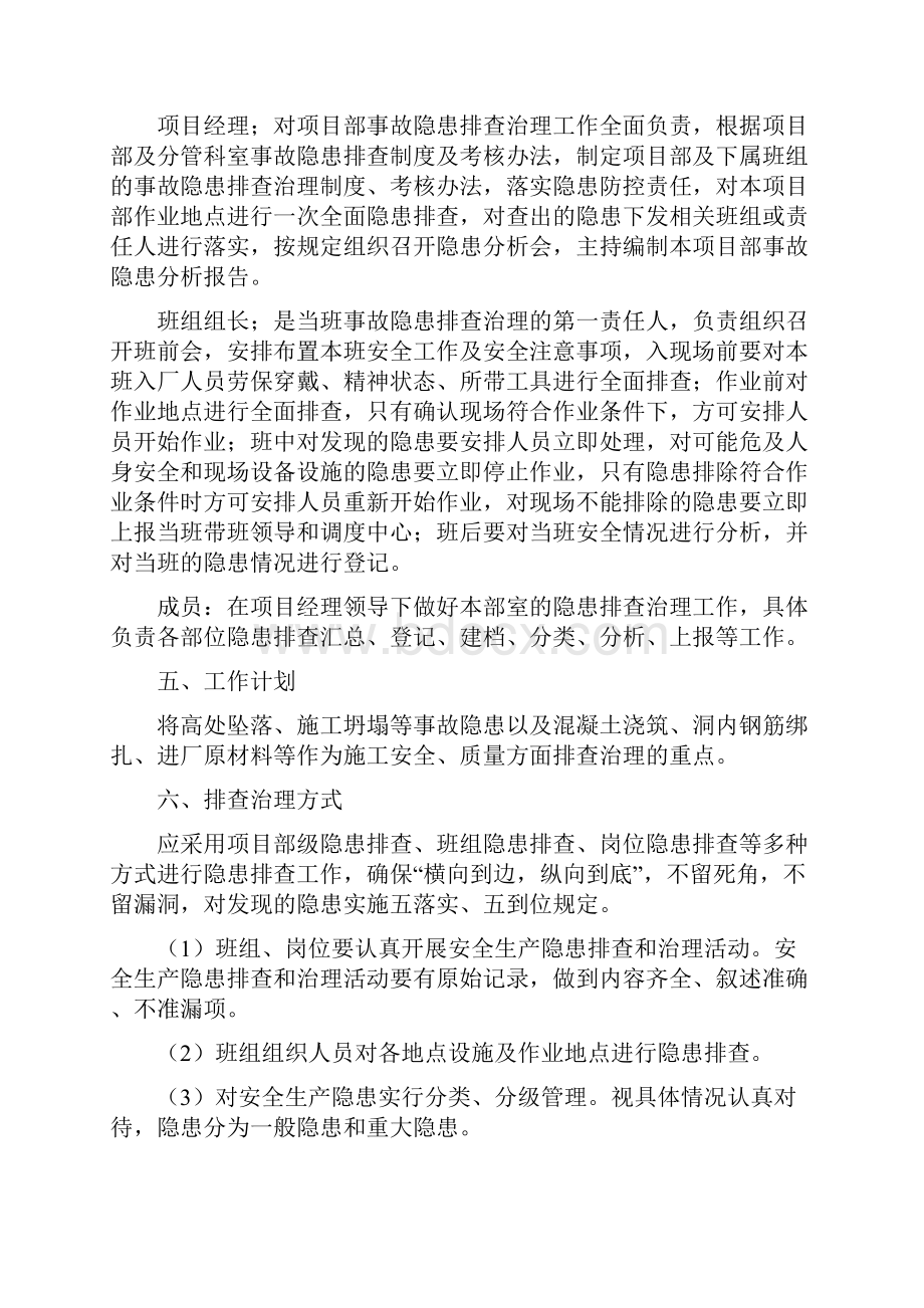 质量隐患排查计划.docx_第2页