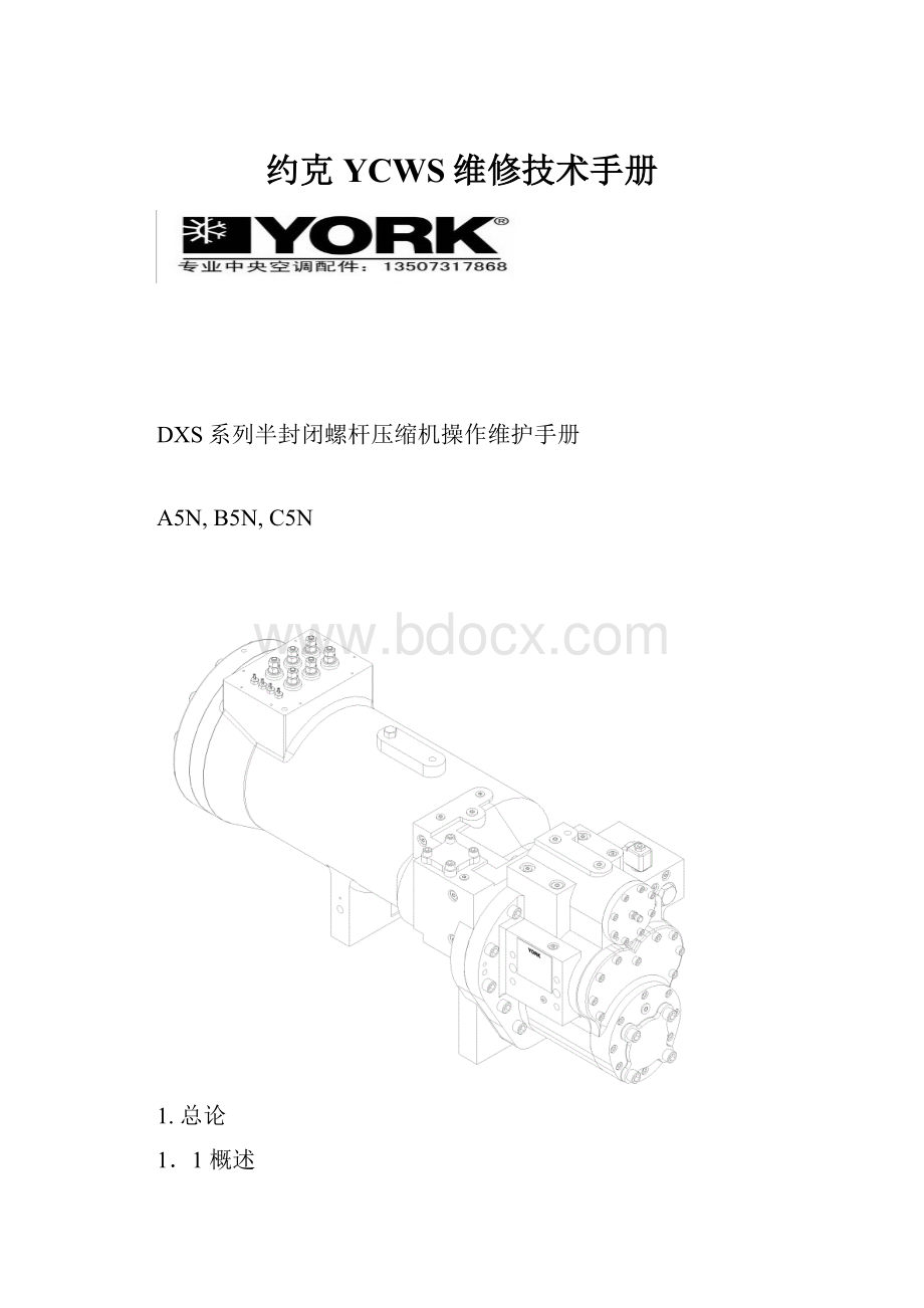 约克YCWS维修技术手册.docx