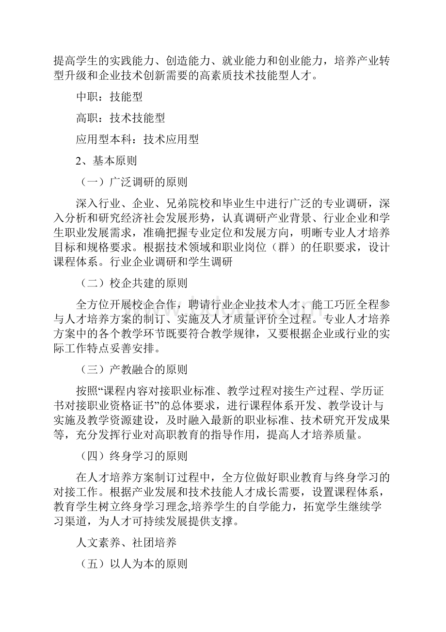 人才培养方案的制定Word格式文档下载.docx_第2页