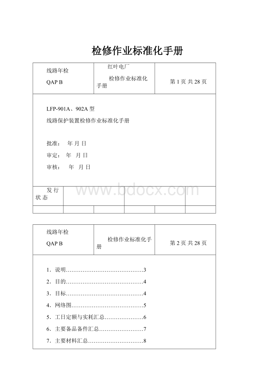 检修作业标准化手册.docx