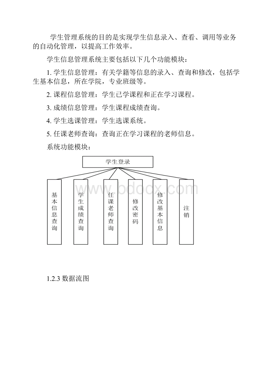 软件工程课程设计学生信息管理系统.docx_第3页