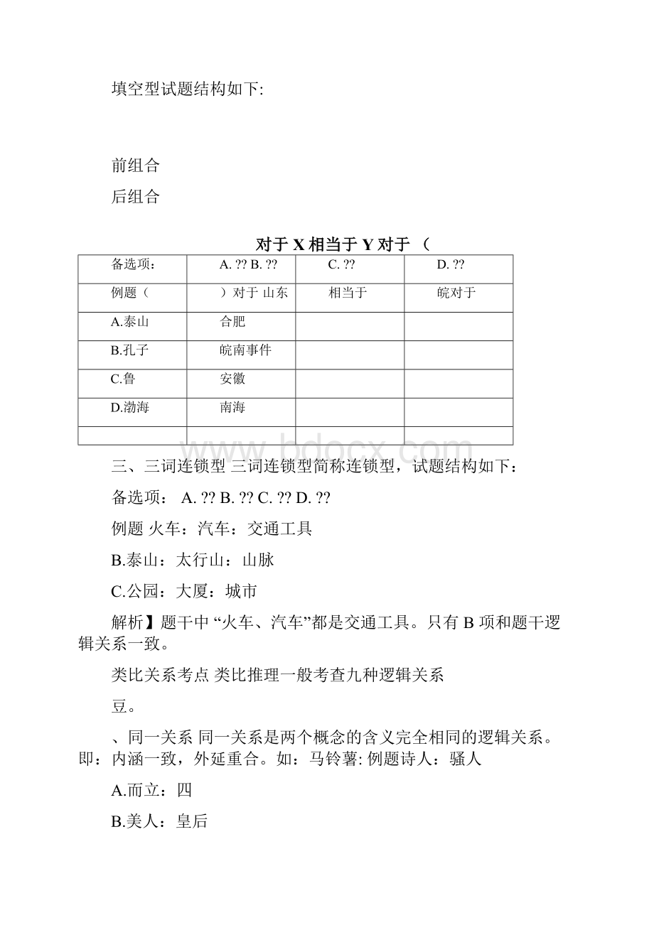 公务员考试类比推理考点及真题解析Word格式文档下载.docx_第2页