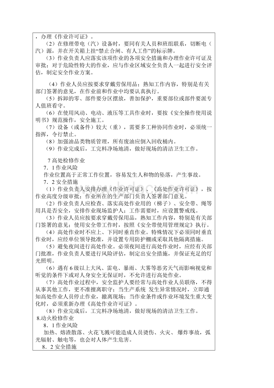 设备维修作业指导书Word格式.docx_第3页