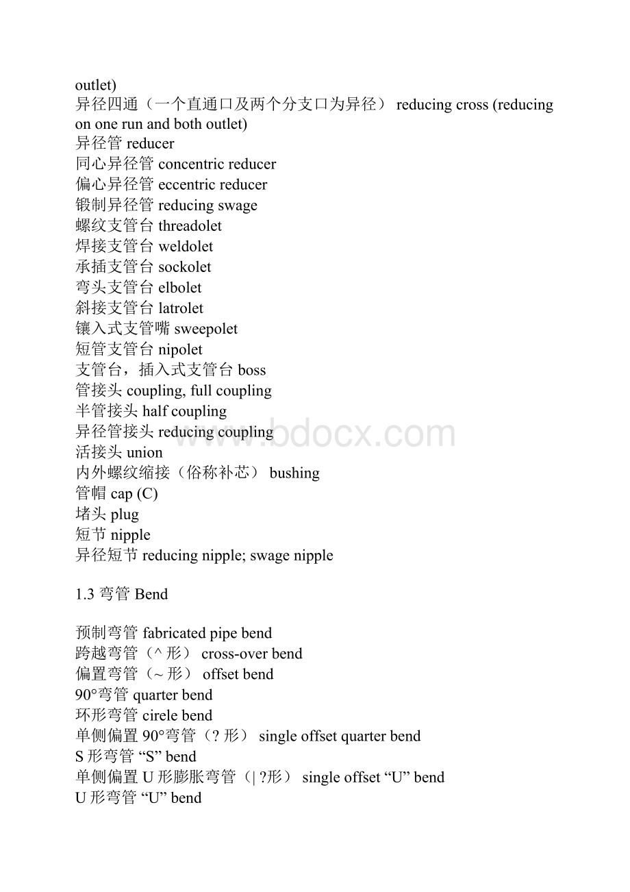 管道管件常用英语全面实用难得Word下载.docx_第3页