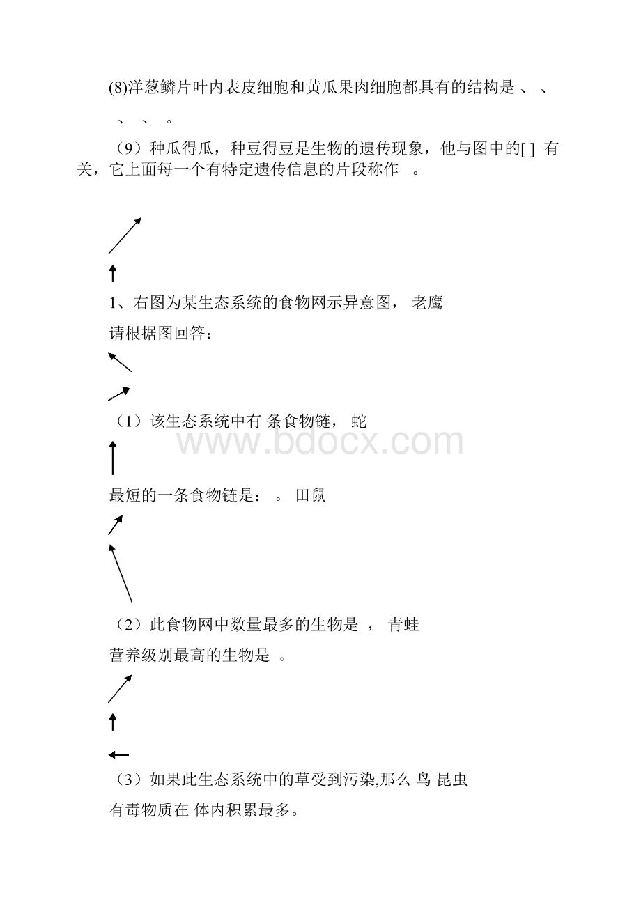 七年级上册生物识图题集锦.docx_第3页