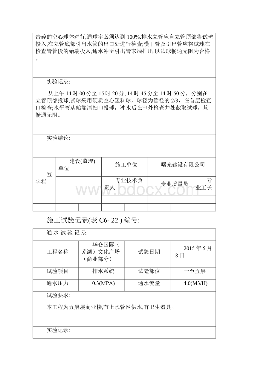 全套水电试验记录汇总Word文件下载.docx_第3页