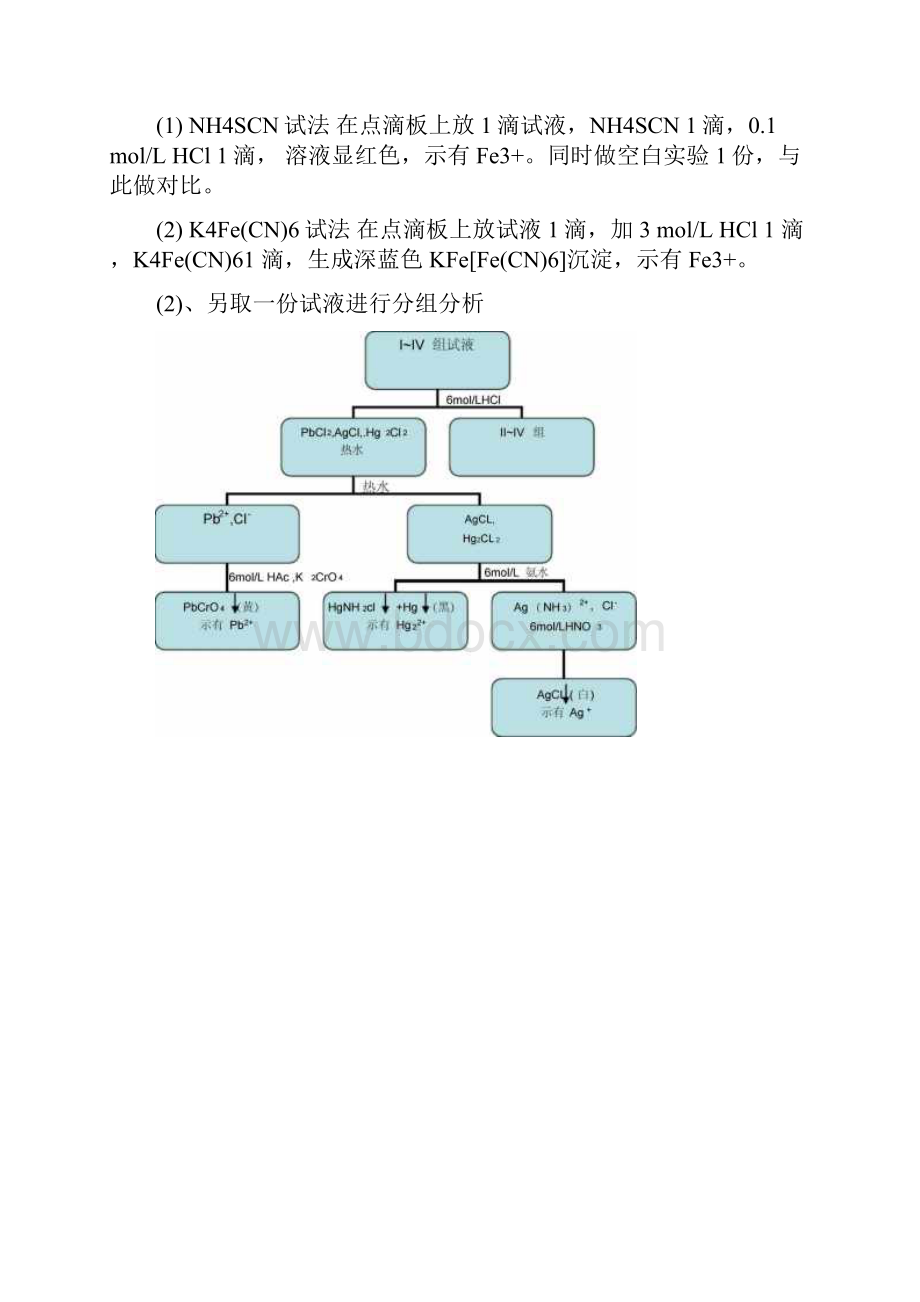 分析化学阳离子的鉴定实验.docx_第2页