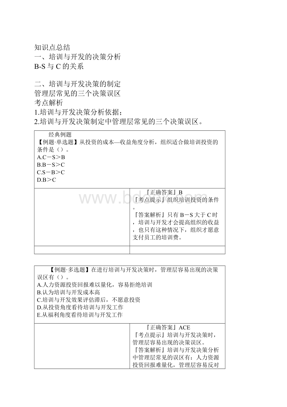 中级经济师人力第九章培训与开发知识点.docx_第2页