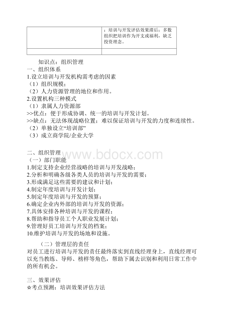 中级经济师人力第九章培训与开发知识点.docx_第3页