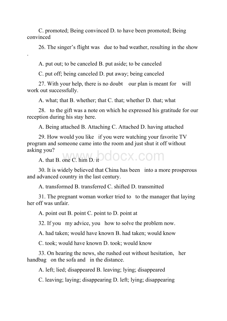 江苏省南通市第一中学学年高二上学期第一阶段考试英语试题Word文档格式.docx_第2页