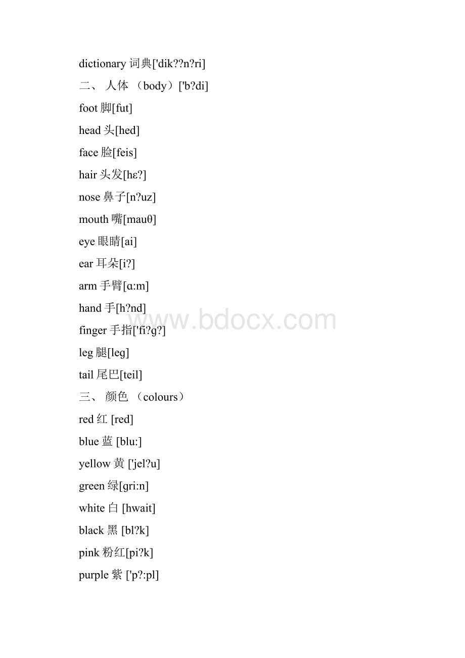 最新初中英语单词大全分类.docx_第2页