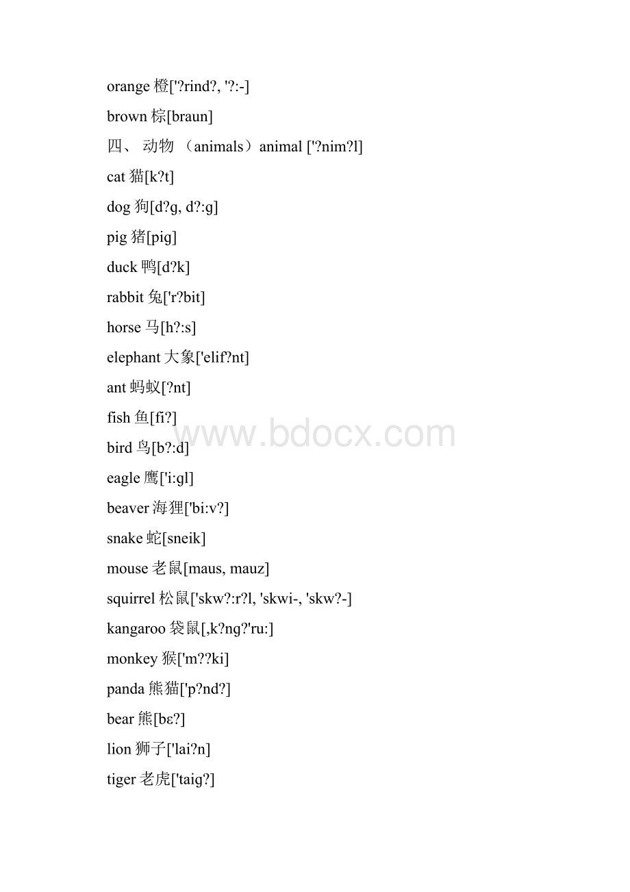 最新初中英语单词大全分类Word格式.docx_第3页