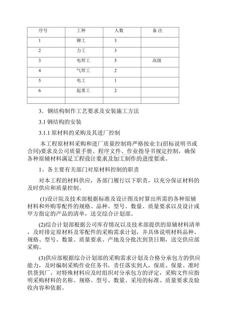 工艺钢平台制作安装专项施工方案.docx_第3页