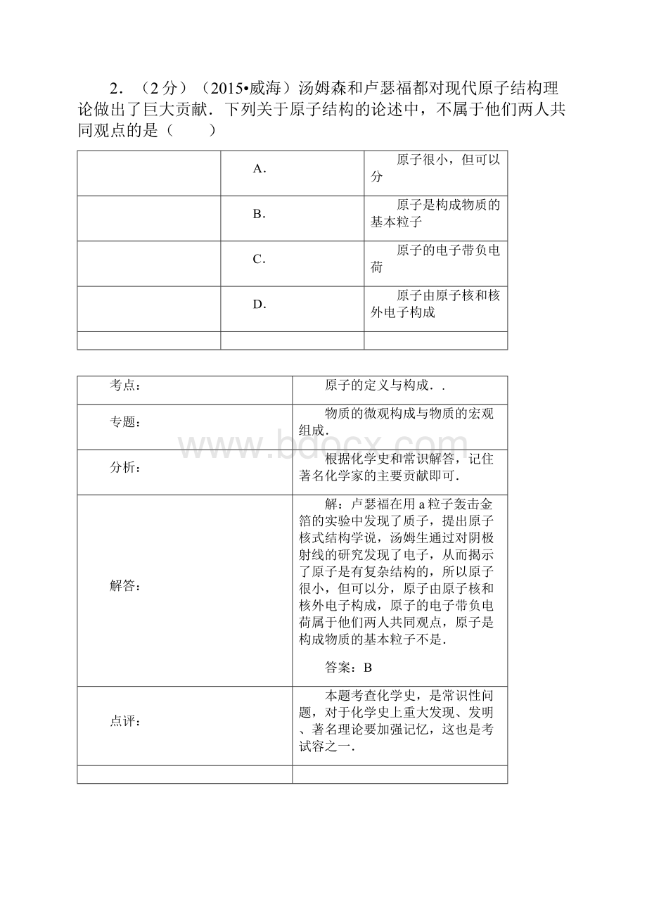 威海市中考化学试题及答案解析Word文件下载.docx_第2页