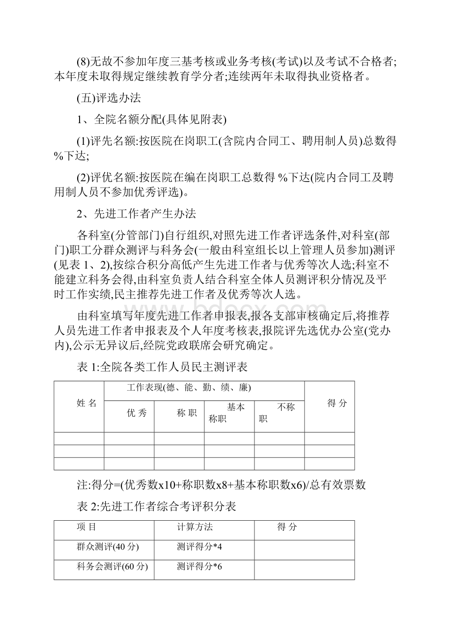 医院评先评优实施办法版.docx_第3页