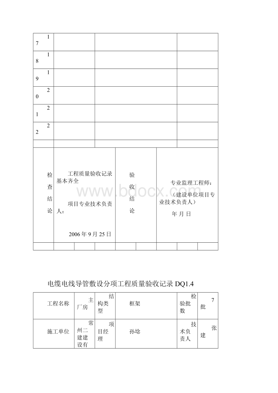 接闪器安装分项工程质量验收记录.docx_第2页