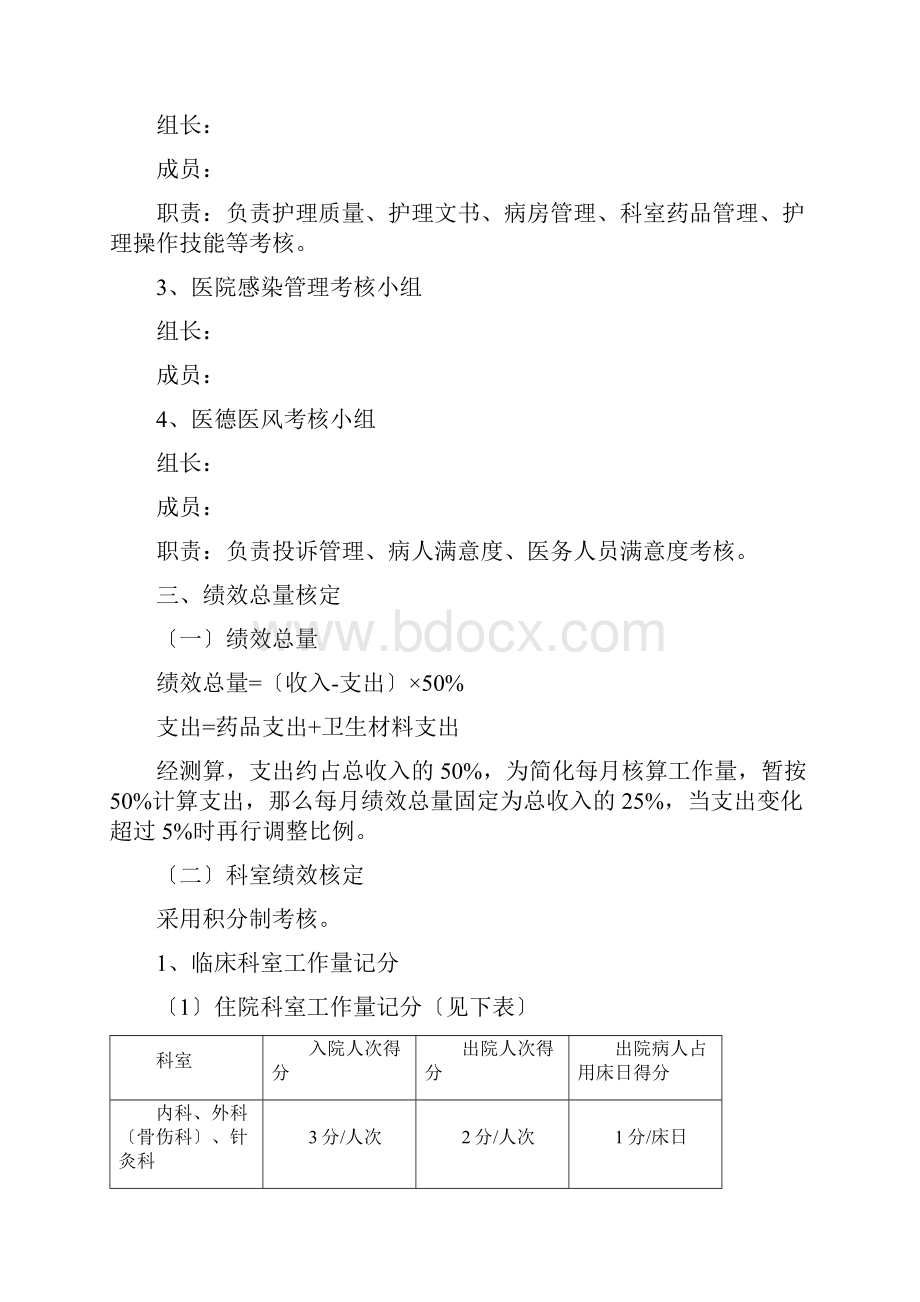 中医院绩效考核方案.docx_第2页