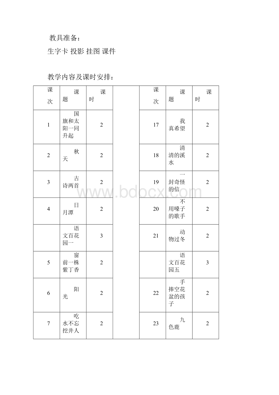 完整打印版语文S版语文小学二年级上册教案11.docx_第3页