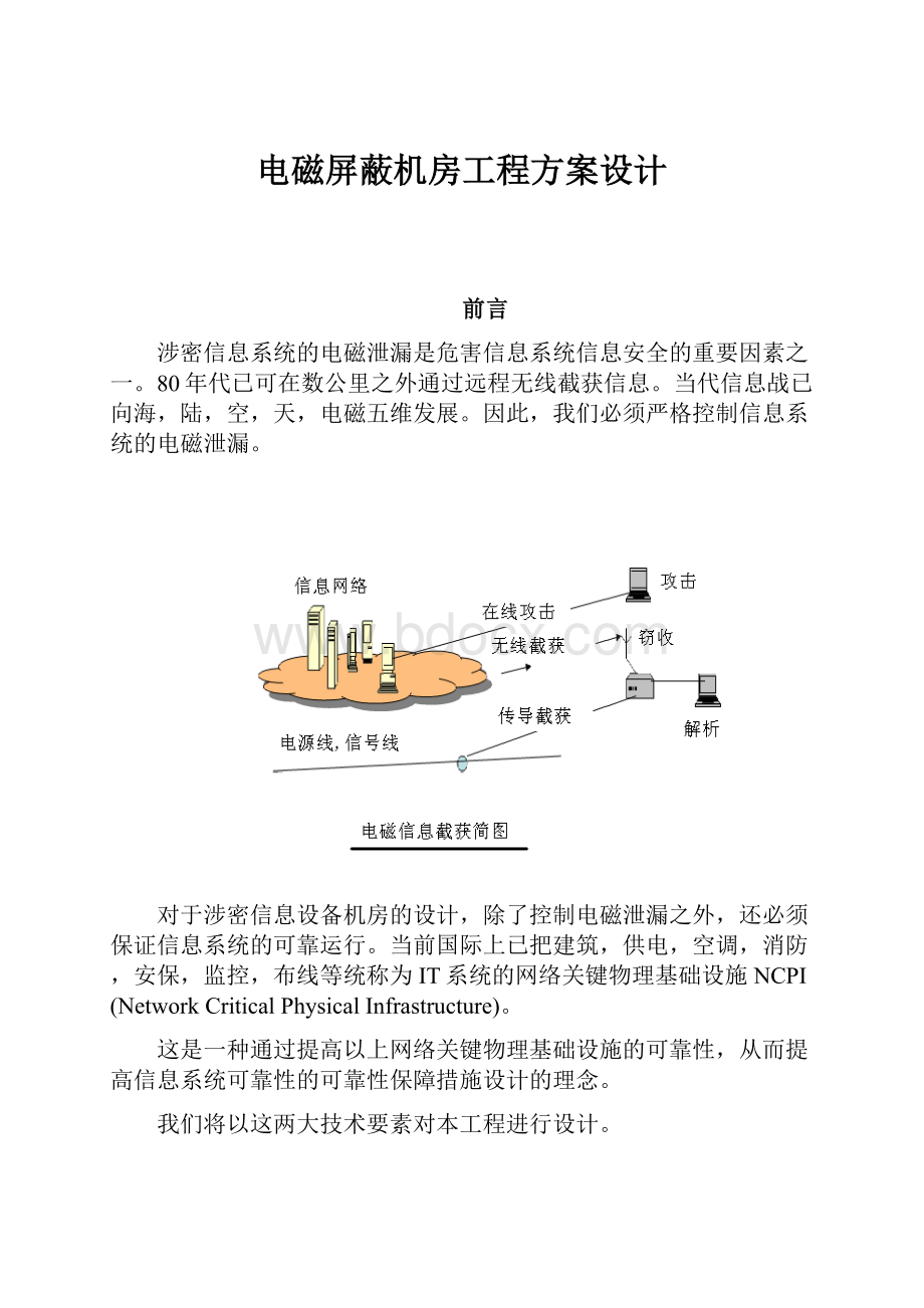 电磁屏蔽机房工程方案设计.docx