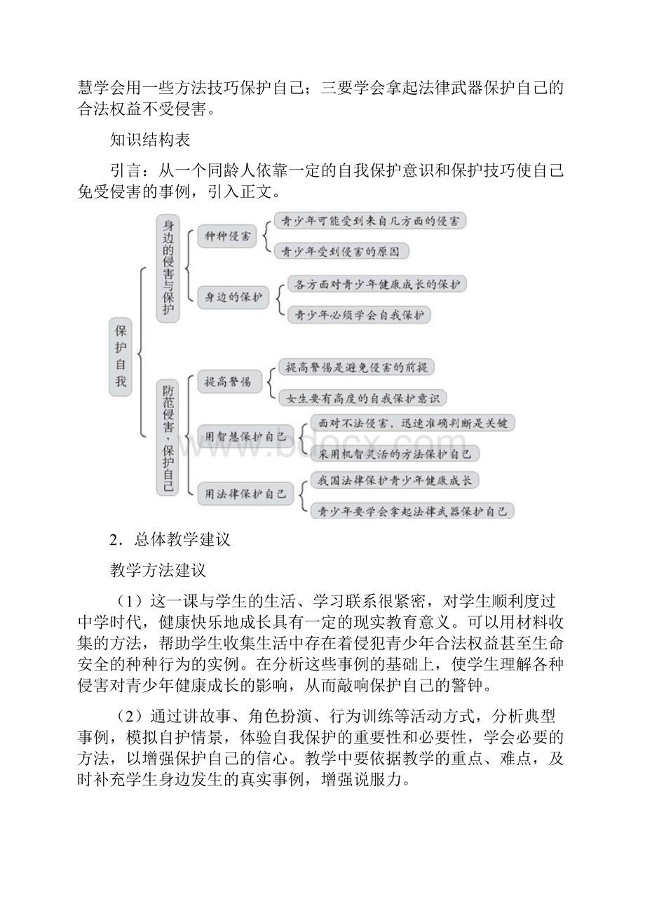 新人教版七年级政治上册保护自我.docx_第3页