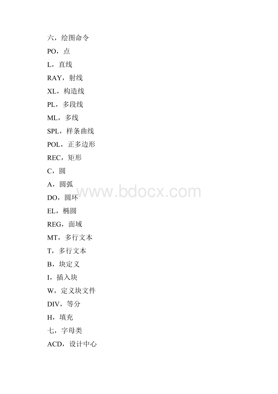 CAD快捷键大全.docx_第3页