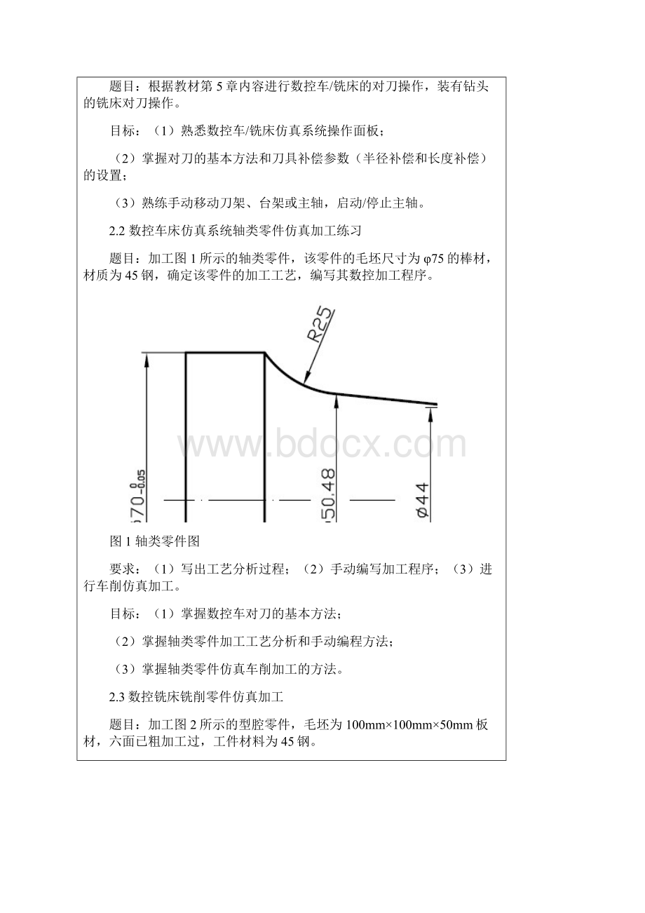 机械数控上机实践报告资料.docx_第2页