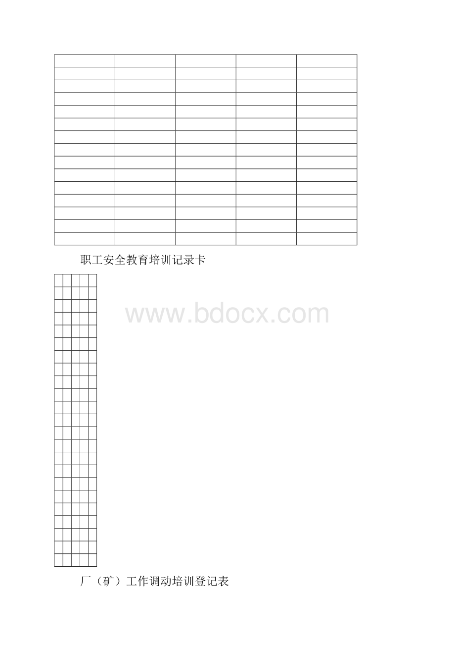 企业职工安全教育培训档案三级教育.docx_第3页