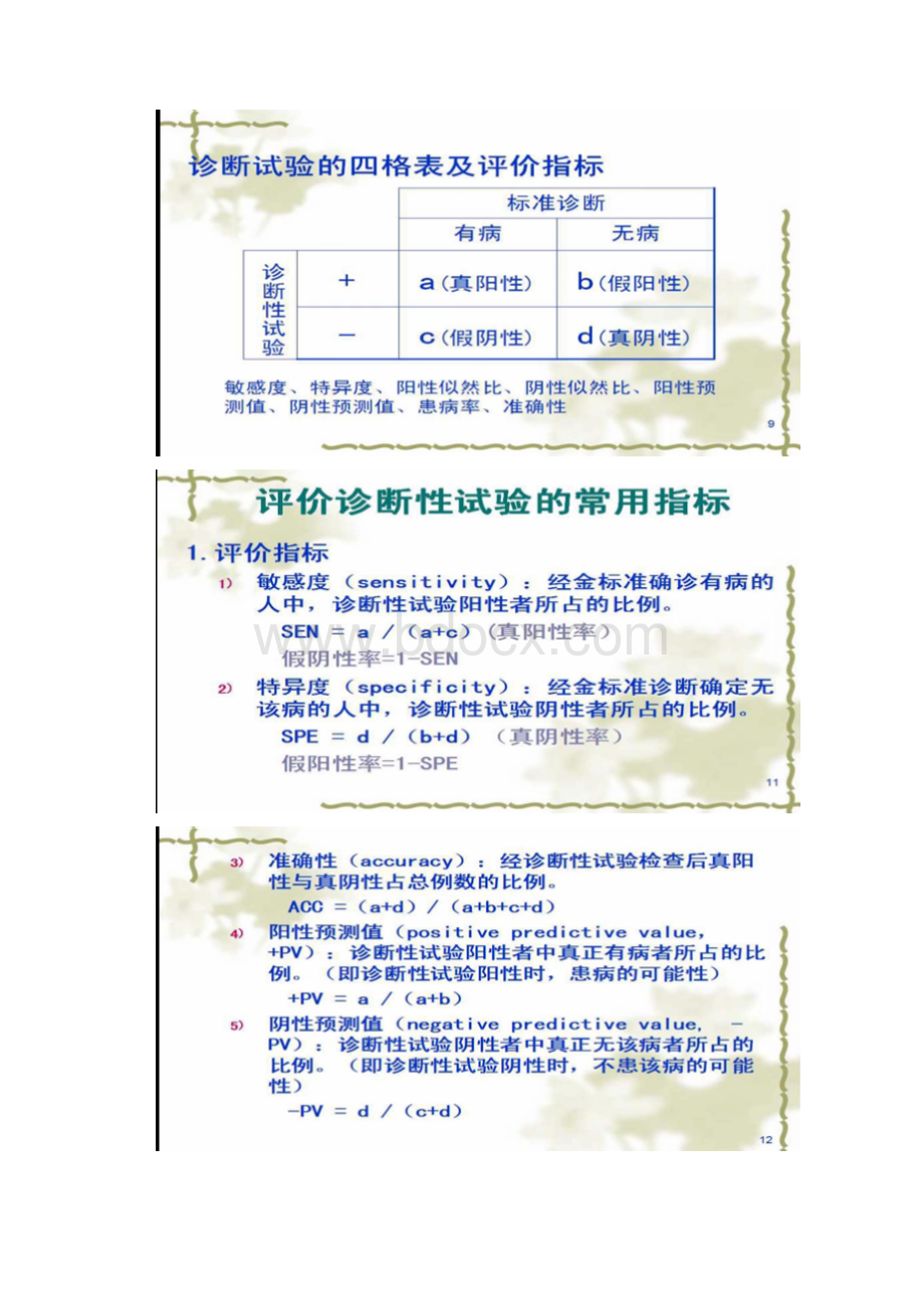 循证医学五13诊断性研究证据的评价与应用.docx_第3页