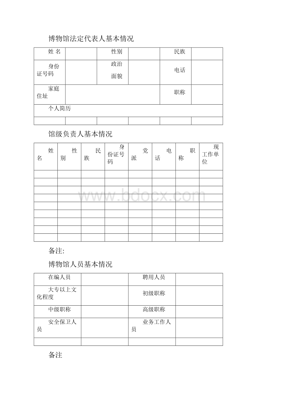 博物馆设立备案申请表文档格式.docx_第3页