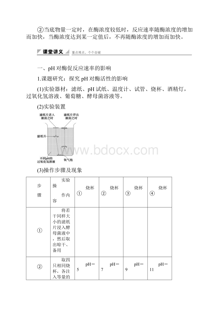 学年高中生物413影响酶促反应速率的因素课时作业苏教版必修1.docx_第2页