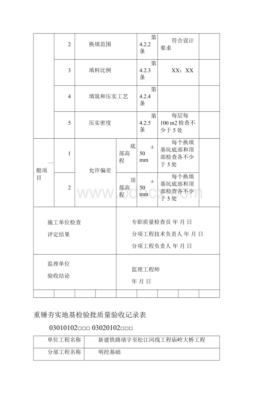 桥涵工程检验批用表根据TB10424修改后.docx_第2页